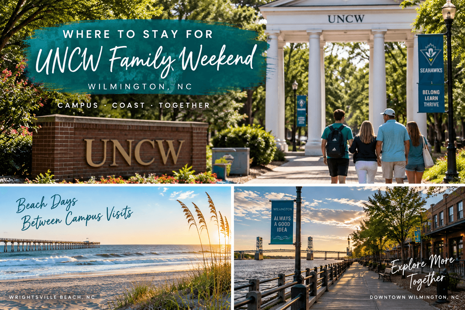 Where to Stay for UNCW Family Weekend 2026