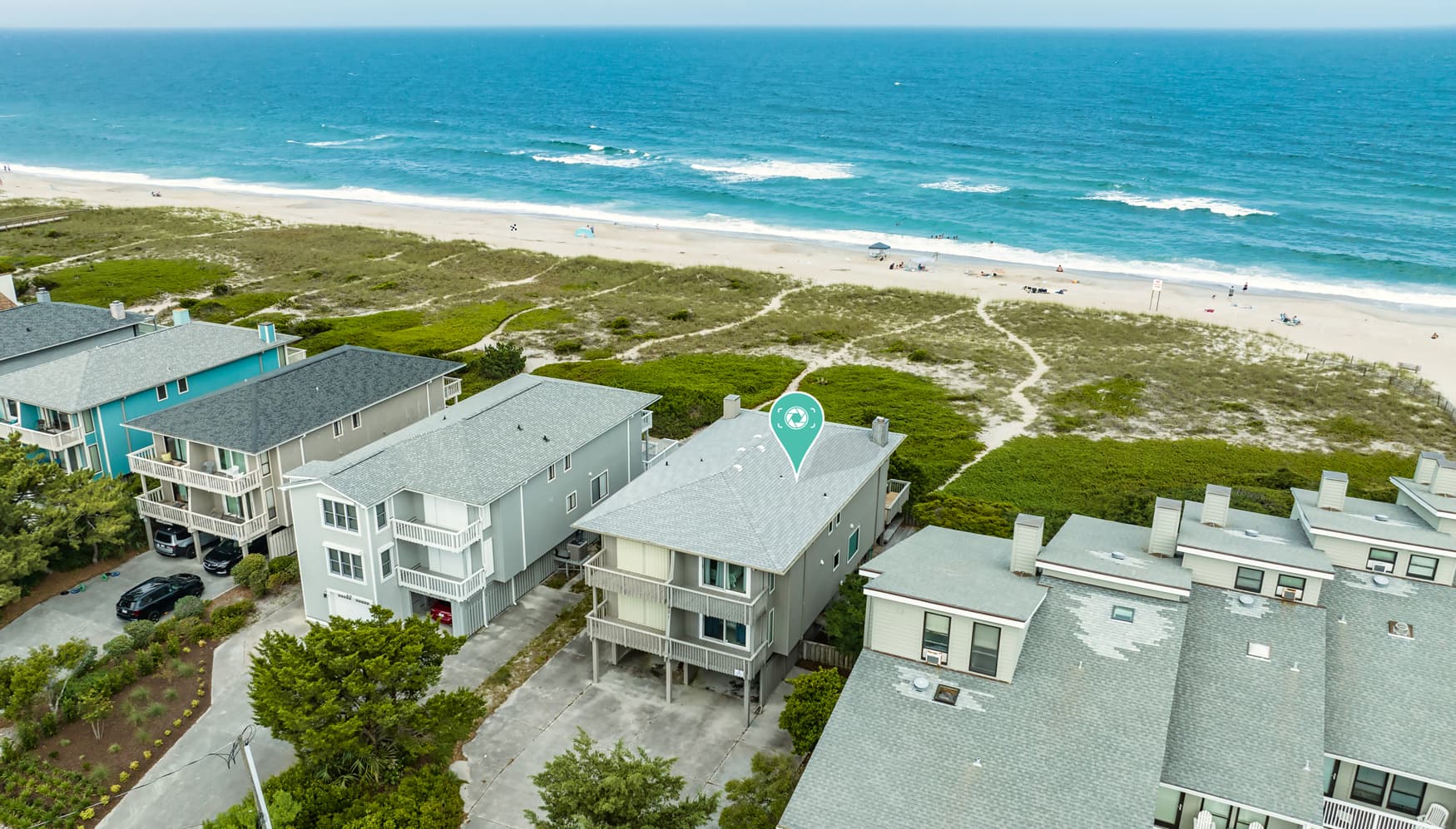 Beachfront Location