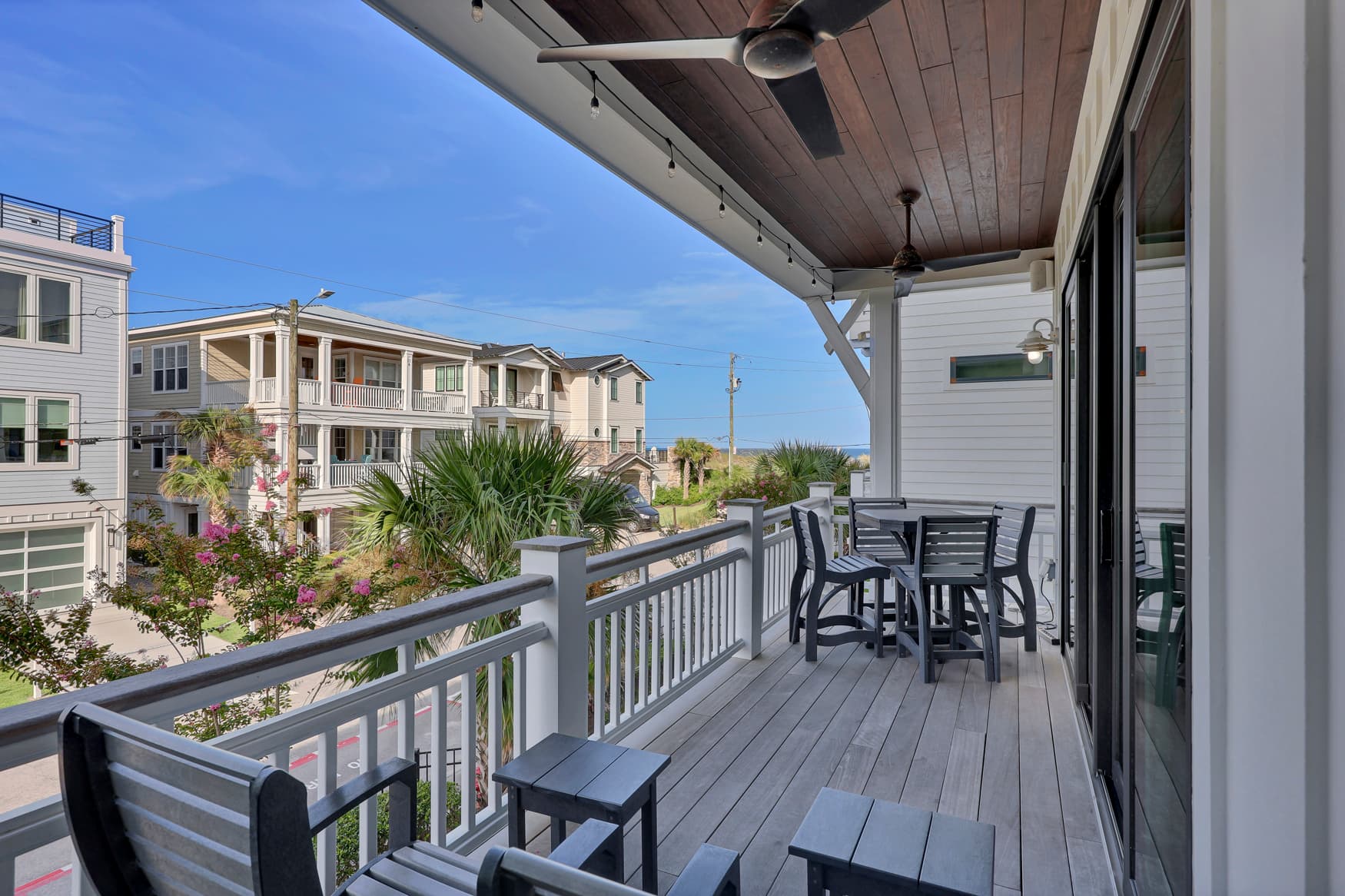 Porch view of the beach access!