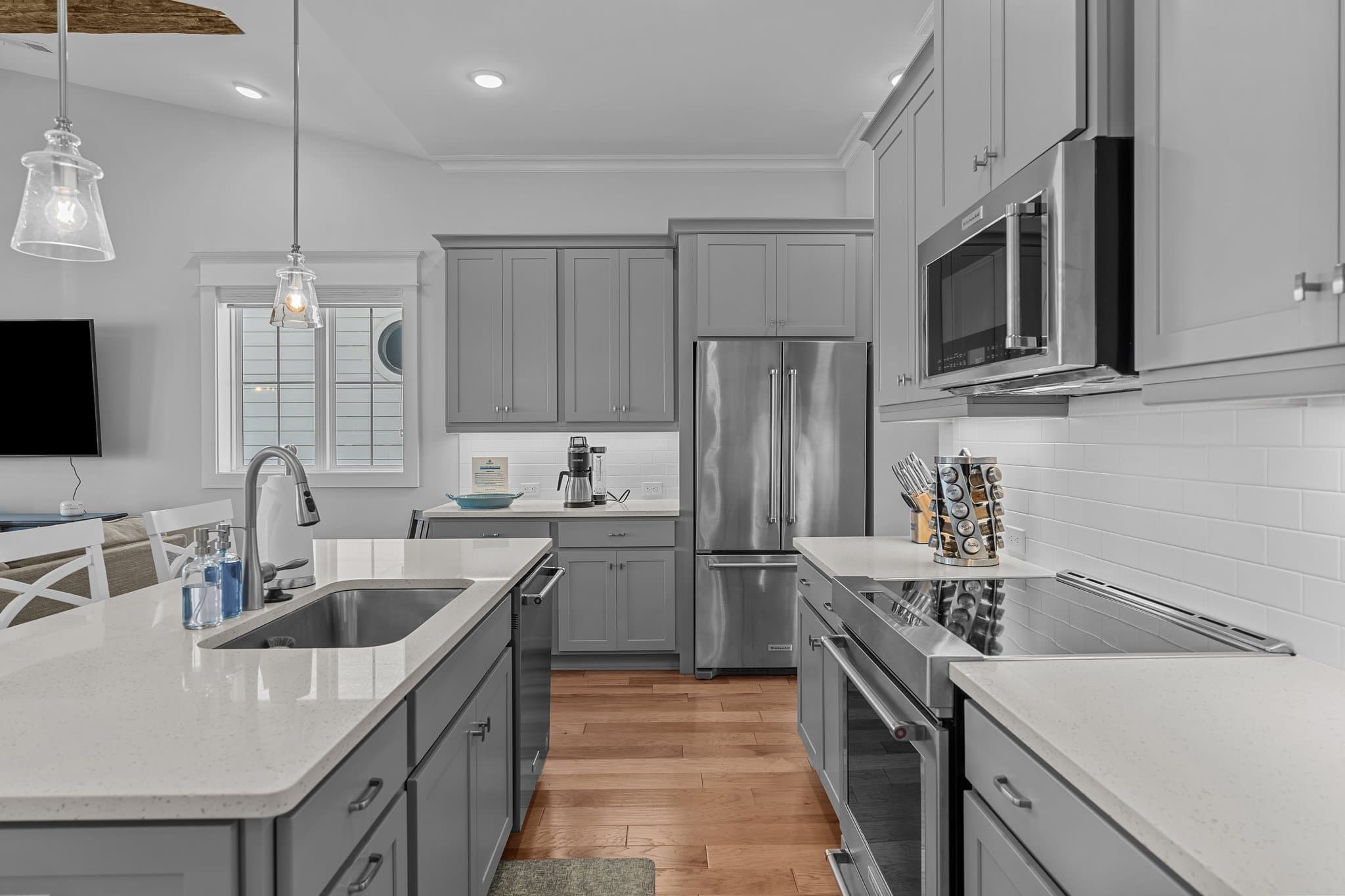 Your fully equipped gourmet kitchen invites you to create memorable meals.