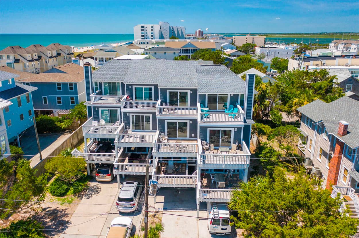 Aerial view of Down the Shore