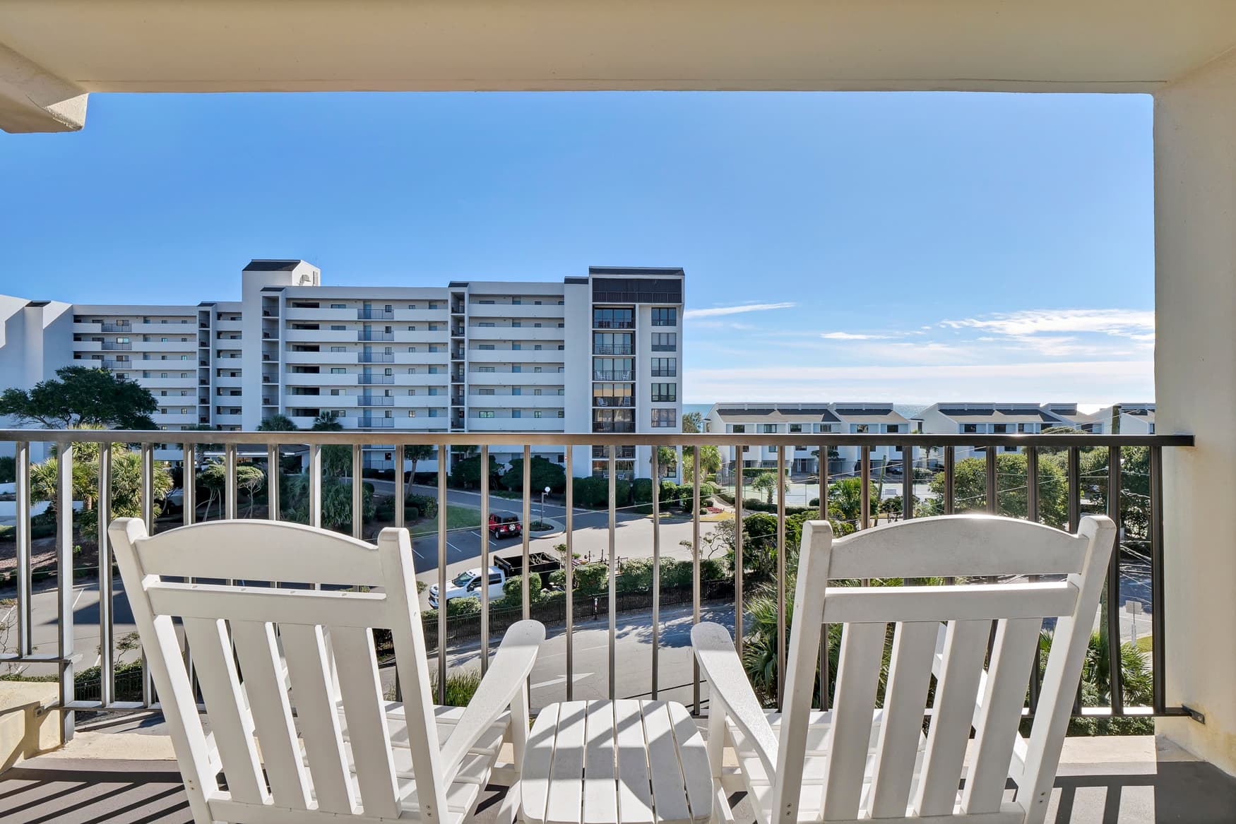 Relax on your private balcony with morning coffee and city views, watching the world wake up below.