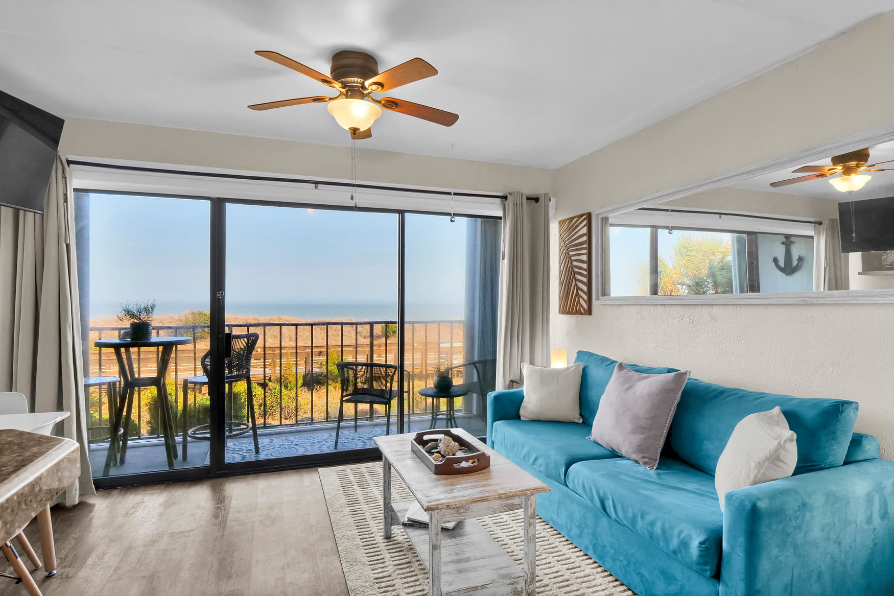 Living Room with ocean views.