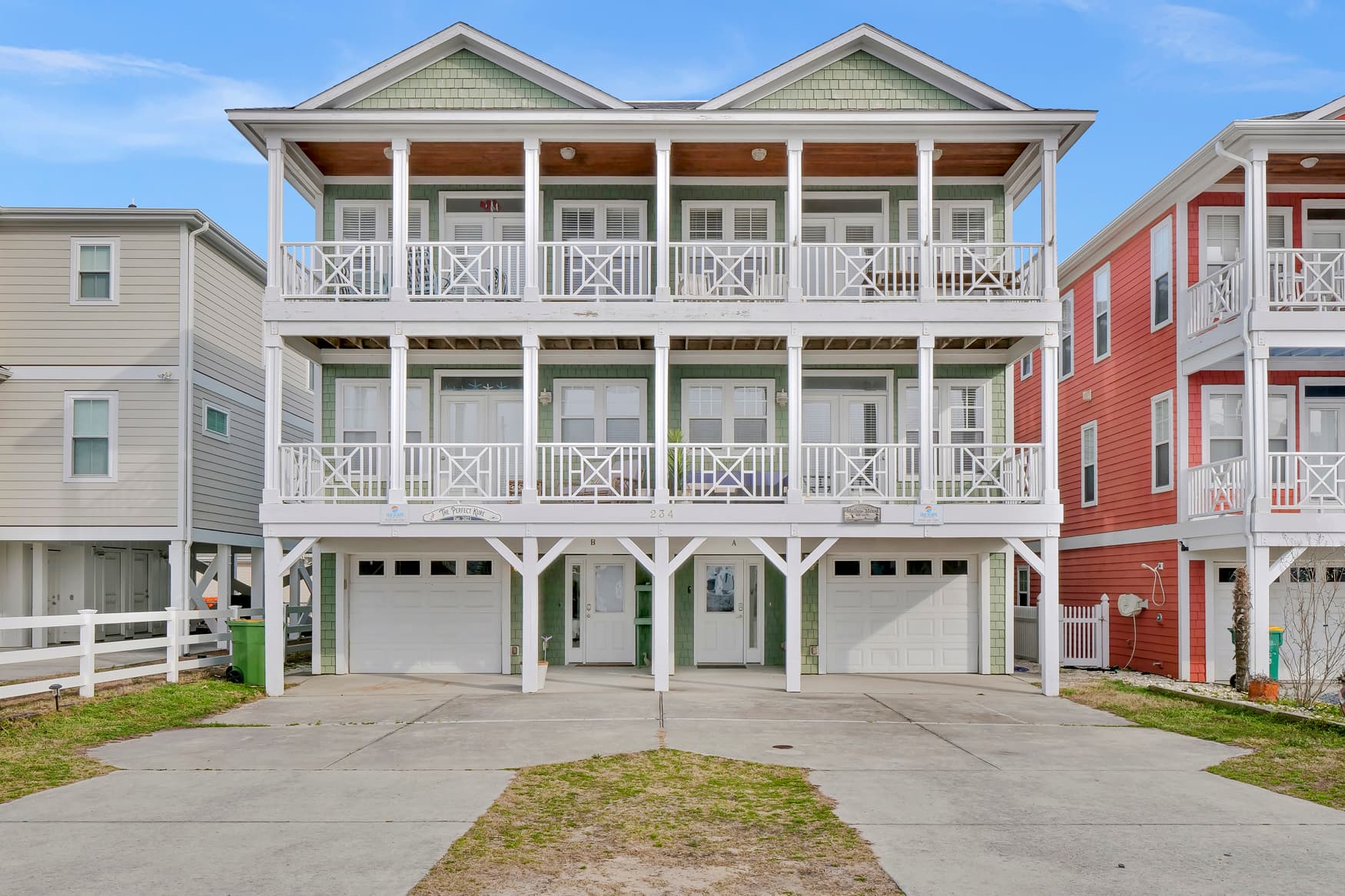 Exterior building with parking