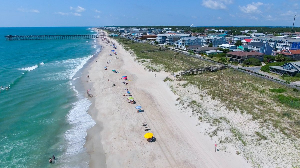 Topsail Island coastline